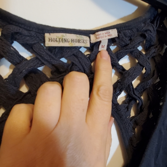 Holding Horses sleeveless blue cotton maxi dress - Picture 4 of 7